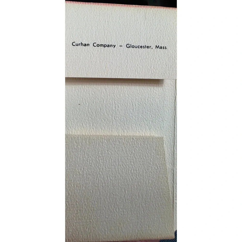 Mini VTG Souvenir of Massachusetts 12 Scenicard Sketches Curhan Co Salem Boston